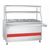 Мармит 2-х блюд ЭМК-70КМ-01 паровой (две подогреваемые полки, подсветка, с гастроемкостями, 1500 мм) Мармит 2-х блюд ЭМК-70КМ-01 паровой (две подогреваемые полки, подсветка, с гастроемкостями, 1500 мм)