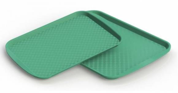 Поднос прямоугольный 420х300мм Рестола (зеленый) 422106709  1172