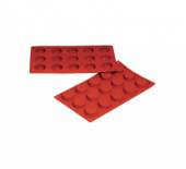 Форма силиконовая"Тарталетка" 30*17,5 15ячеек (d4.5/h1) P.L.(81200417) D-013 Форма силиконовая"Тарталетка" 30*17,5 15ячеек (d4.5/h1) P.L.(81200417) D-013