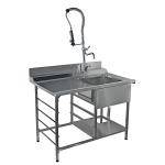 Стол для грязной посуды, с мойкой, к посудомоечным машинам Niagara 2150/2152/2154/2156 справа-налево Стол для грязной посуды, с мойкой, к посудомоечным машинам Niagara 2150/2152/2154/2156 справа-налево