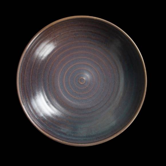 Тарелка для пасты 255 мм 1650 мл Corone Terra сине-коричневый 11018 Тарелка для пасты 255 мм 1650 мл Corone Terra сине-коричневый 11018