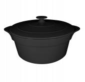 Емкость 470мл для запекания и подачи D160мм RAK Chefs Fusion фарфор черный CFRD16BK Емкость 470мл для запекания и подачи D160мм RAK Chefs Fusion фарфор черный CFRD16BK