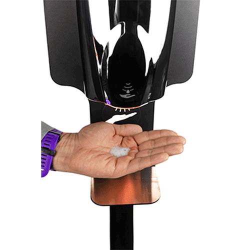 Стойка для гигиены рук, стационарный GP750824 (свободно устанавливаемый аппарат), черный/сталь Стойка для гигиены рук, стационарный GP750824 (свободно устанавливаемый аппарат), черный/сталь