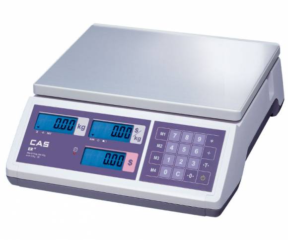 Весы торговые электронные CAS ER JR-30 CB