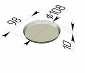 Форма для булочки "гамбургер" Спика (круглая, d 108) ст 0,8пс (AISI 430) нерж. Форма для булочки "гамбургер" Спика (круглая, d 108) ст 0,8пс (AISI 430) нерж.