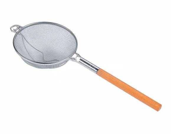 Дуршлаг двойная сетка 360мм с деревянной ручкой P.L.-PROFF CUISINE 92001162 JQ-W189 Дуршлаг двойная сетка 360мм с деревянной ручкой P.L.-PROFF CUISINE 92001162 JQ-W189