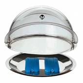 Поднос с крышкой, охлаждающим элем. D=38см H=24см APS полистирол, нерж. 09082 03171620