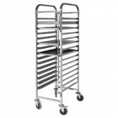 Тележка для подносов H=1735 L=470 B=640мм (15 ярусов) BP-15