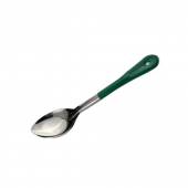 Ложка гарнирная 28,5 см., L ручки 19 см. нерж. зеленая ручка MGsteel 69862