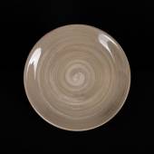 Тарелка мелкая 200мм  Corone Nature серо-коричневая /24/