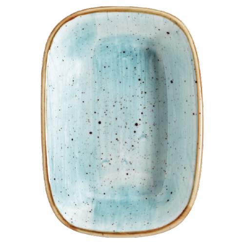 Блюдо прямоугольное 17х11,5см фарфор Gourmet Aura Aqua Bonna AAQGRM17DKY b