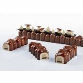 Форма силиконовая PAVOFLEX для пирож. 3D "Дада" 360х42мм h37мм, 420мл, 5 ячеек Pavoni PX4319S Форма силиконовая PAVOFLEX для пирож. 3D "Дада" 360х42мм h37мм, 420мл, 5 ячеек Pavoni PX4319S