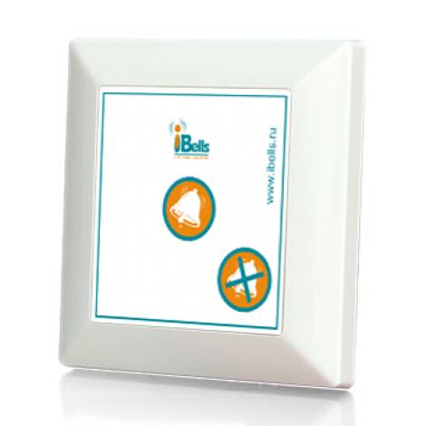 Smart-52 тонкая беспроводная многофункциональная кнопка вызова, цвет белый Smart-52 тонкая беспроводная многофункциональная кнопка вызова, цвет белый