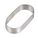 Форма кондитерская 90х45х50мм Овал Спика нерж. Форма кондитерская 90х45х50мм Овал Спика нерж.