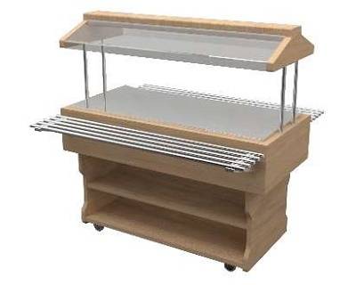 Салат-бар нейтральный WoodLine ПН-127/W Салат-бар нейтральный WoodLine ПН-127/W