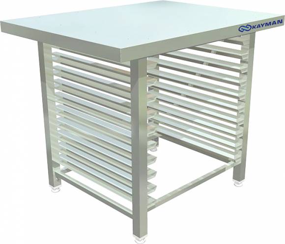 Подставка с 10-ю направляющими для пароконвектомата Kayman ПКУ-1