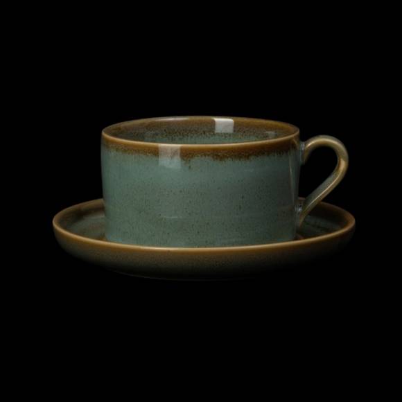 Чайная пара 280мл Corone Primavera зеленая фк1761