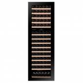 Винный шкаф компрессорный встраиваемый DUNAVOX DAB-114.288DB.TO 2 температурные зоны