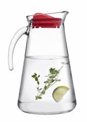 Кувшин 1,5 л. d=115 мм. h=220 мм. с прозр. крышкой Ферах 80353 /1/6/