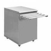 Прилавок нейтральный Luxstahl ПН-600