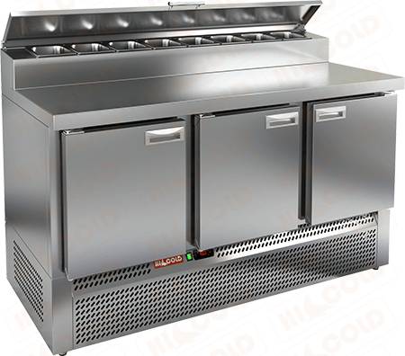 Стол холодильный для пиццы Hicold PZE2-111/GN (1/6) агрегат внизу