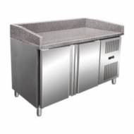 Стол холодильный для пиццы 2-дверный COOLEQ PZ2600TN столешница гранит