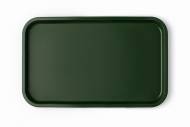Поднос прямоугольный 52,5x32,5см темно-зеленый поверхность шагрень (414) MGprof 1737