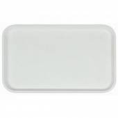 Поднос прямоугольный 52,5x32,5см белый АБС-пластик ОСОБО ПРОЧНЫЙ морозостойкий MGprof 1770