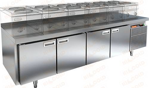 Стол холодильный HICOLD GN1111/TN LT   4 двери Стол холодильный HICOLD GN1111/TN LT   4 двери