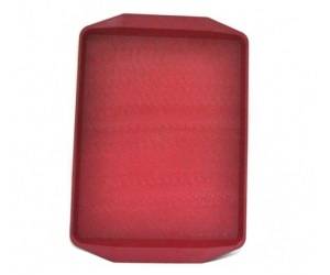 Поднос прямоугольный 42х30см вишневый Мастергласс (505) MG 1732 /10/