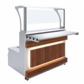 Мармит первых блюд 3-конфорочный индукционный Eco Wood Luxstahl МПИ (С)-1500 Premium