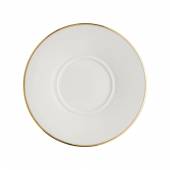 Блюдце 120 мм Золотая линия, форма Нит Bonna GDENEA02KT