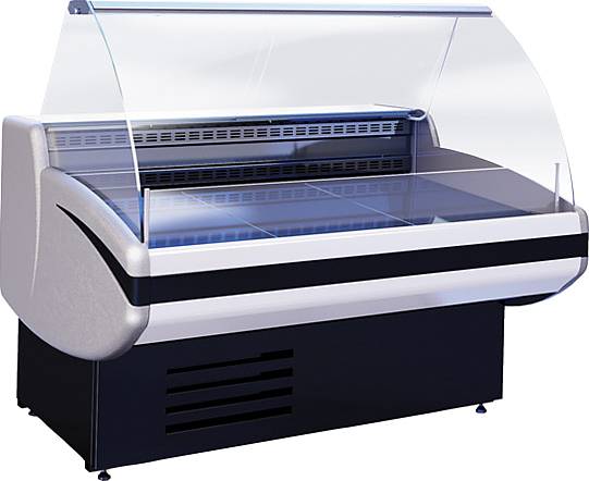 Витрина морозильная Cryspi Gamma-2 M 1200 с боковинами