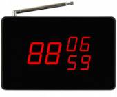 iBells-108 табло вызова на три группы двузначных чисел, цвет черный