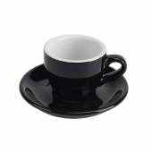 Кофейная пара 80мл черная Barista  P.L. HJ13083-80SET-WC-BC /6/