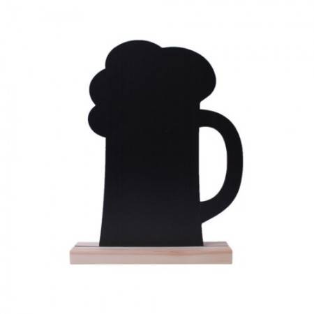 Табличка меловая Пиво 229х288мм черная на деревянном основании 04FE2008 59370 /1/