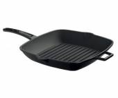 Сковорода-гриль 260х260мм чугун доп. ручка ECO LAVA LV P GT 2626 K0 BLACKMATT