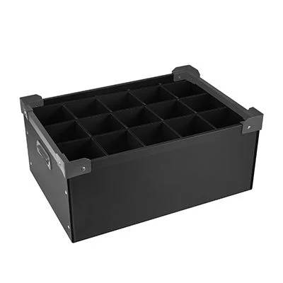 Ящик для барного стекла 15 ячеек d=10/h=20cm, H=225*W373*L540 mm P.L.- Barbossa GLSG0010 SUB Ящик для барного стекла 15 ячеек d=10/h=20cm, H=225*W373*L540 mm P.L.- Barbossa GLSG0010 SUB