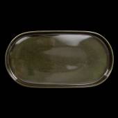 Блюдо овальное 310х155мм, зеленый Corone Cocorita [TTSY1318] фк8892