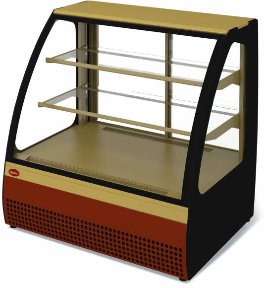 Витрина холодильная настольная Veneto VSn-0,95 (ЗОЛОТО) динамика 4.322.140
