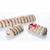 Форма силиконовая PAVOFLEX для пирож. 3D "Завидный" 360х50мм h36мм, 410мл, 5 ячеек Pavoni PX4320S Форма силиконовая PAVOFLEX для пирож. 3D "Завидный" 360х50мм h36мм, 410мл, 5 ячеек Pavoni PX4320S