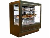 Витрина горизонтальная  «СТЕЛЛА» (корпус под дерево 16 вариантов цветовых решений) 1400