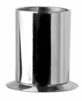 Стакан для зубочисток «Проотель» сталь нерж. D=30,H=46мм металлич