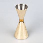 Джиггер нерж. 25/50 мл, золотой P.L.- Barbossa MSAS0024-GP