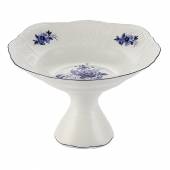 Блюдо десертное на ножке 31 см Blue Flower P.L. Proff Cuisine NY-YQA4706-FB-31CM