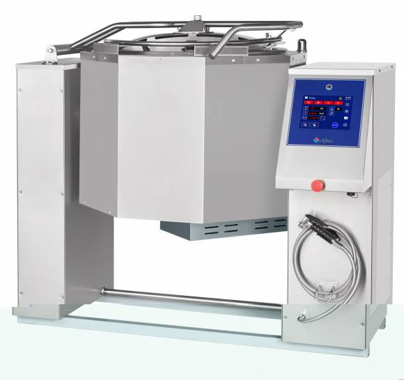 Котел пищеварочный опрокидывающийся Абат КПЭМ-100-ОМП с миксером, USB