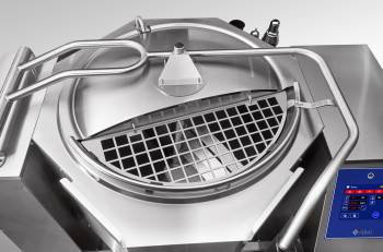 Котел пищеварочный опрокидывающийся Абат КПЭМ-100-ОМП с миксером, USB