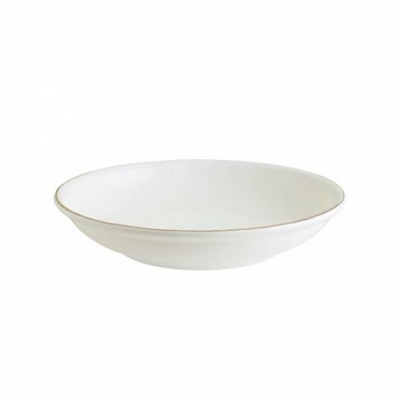 Тарелка глубокая 1000 мл 230 мм фарфор Banquet Retro Bonna E100BLM23CK коричневый край b