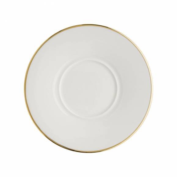 Блюдце 160 мм Золотая линия, форма Нит Bonna GDENEA01CT