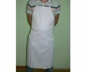 Фартук повара с грудкой белый Мастергласс 31543 Фартук повара с грудкой белый Мастергласс 31543